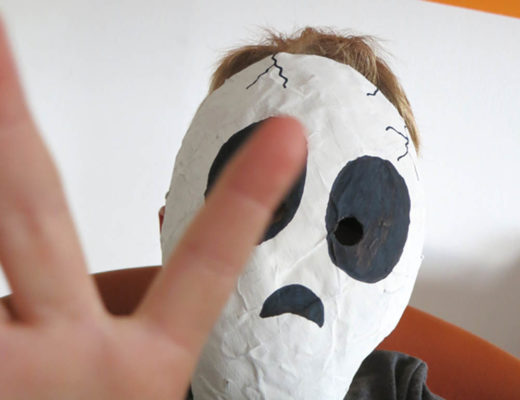 Halloween Pappmaschee Masken