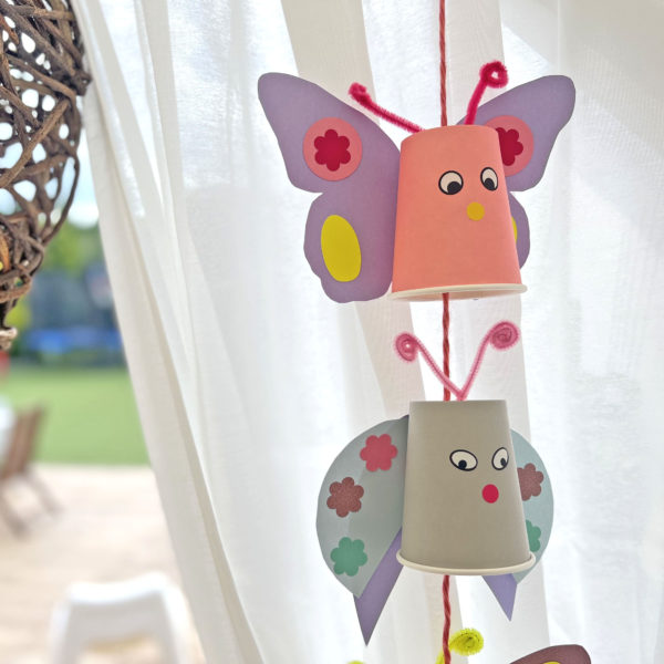Schmetterlings und Käfer Flügel, DIY Idee für Kinder