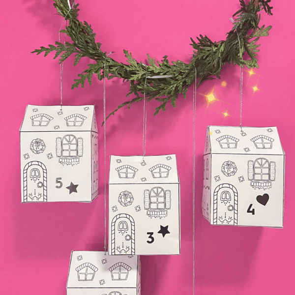 #0017 Weihnachtshaus Geschenkbox